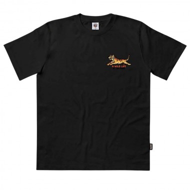 THE DUDES A WILD LIFE CLASSIC T-SHIRT BLACK