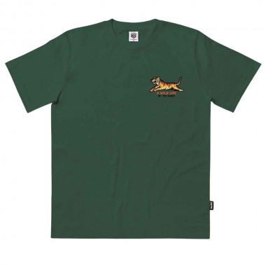 THE DUDES A WILD LIFE CLASSIC T-SHIRT BOTTLE GREEN