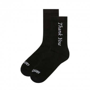 THE DUDES DO NOT DISTURB SOCKS BLACK