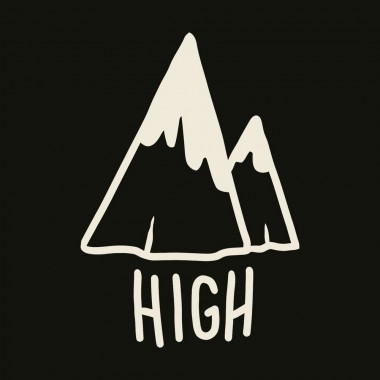 THE DUDES HIGH SWEATSHIRT BLACK