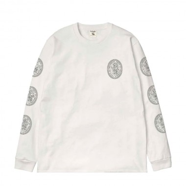 THE DUDES INTERNATIONAL CLASSIC LS T-SHIRT WHITE