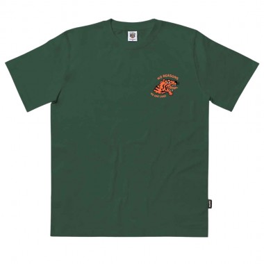 THE DUDES NO ONE CARES CLASSIC T-SHIRT BOTTLE GREEN