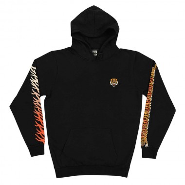 THE DUDES TIGER BEAR CLASSIC HOODIE BLACK