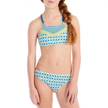 PROTEST PRTYING JR BRALETTE BIKINI SET SURFING BLUE
