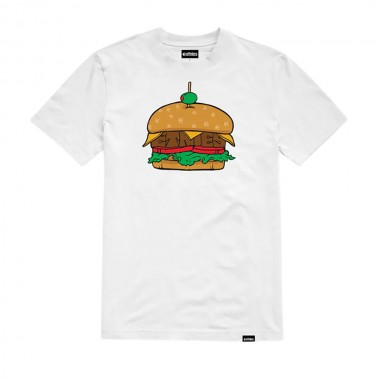ETNIES BURGER TEE WHITE
