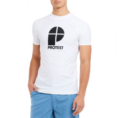 PROTEST PRTCATERS SURF T-SHIRT BASIC WHITE