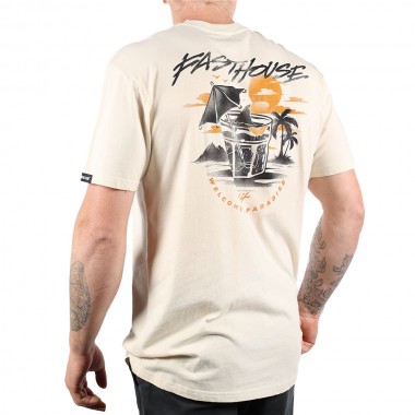 FASTHOUSE HIDEOUT TEE NATURAL