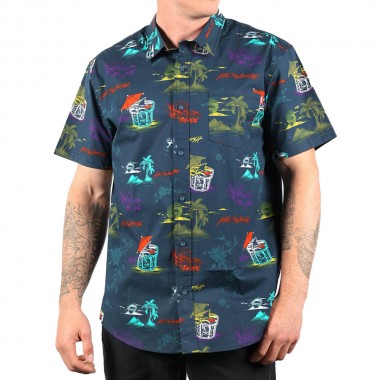 FASTHOUSE HIDEOUT SHIRT INDIGO