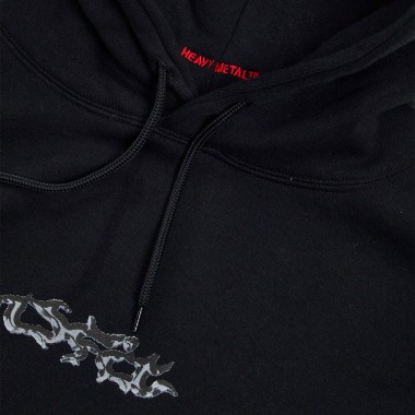 MISFIT ERASER HEAD HOODIE SOLID BLACK