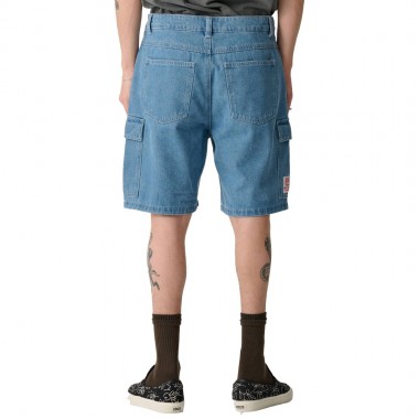 MISFIT BEACH METALL CARGO SHORTS MID BLUE