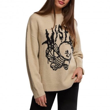 MISFIT HOTLINE MARKET KNIT OS W SWEATSHIRT SAND