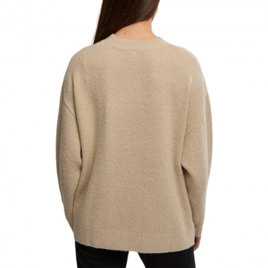 MISFIT HOTLINE MARKET KNIT OS W SWEATSHIRT SAND