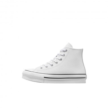 CONVERSE CHUCK TAYLOR ALL STAR EVA LIFT LTH K SHOES WHT/IVR/BLK