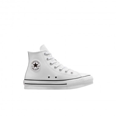 CONVERSE CHUCK TAYLOR ALL STAR EVA LIFT LTH K SHOES WHT/IVR/BLK