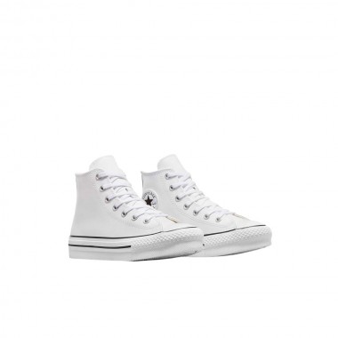 CONVERSE CHUCK TAYLOR ALL STAR EVA LIFT LTH K SHOES WHT/IVR/BLK