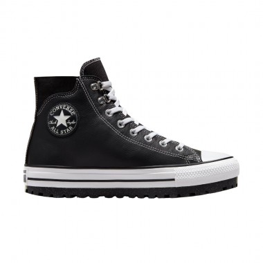 CONVERSE CHUCK TAYLOR ALL STAR CITY TREK BOOTS BLK/WHT/SLVR