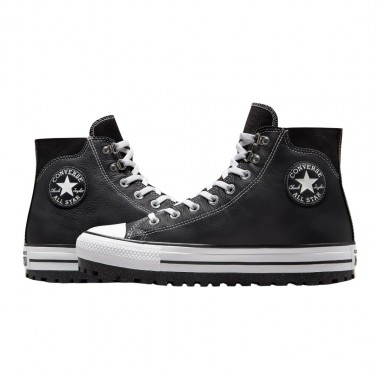 CONVERSE CHUCK TAYLOR ALL STAR CITY TREK BOOTS BLK/WHT/SLVR