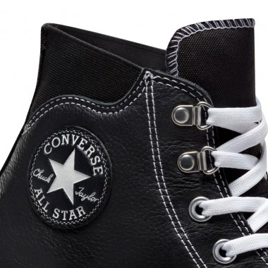 CONVERSE CHUCK TAYLOR ALL STAR CITY TREK BOOTS BLK/WHT/SLVR