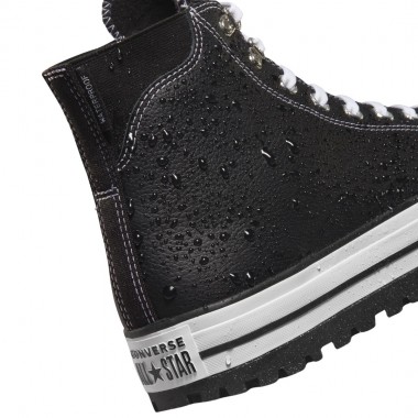 CONVERSE CHUCK TAYLOR ALL STAR CITY TREK BOOTS BLK/WHT/SLVR