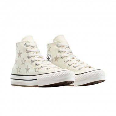 CONVERSE CHUCK TAYLOR ALL STAR EVA LIFT STARRY K SHOES V.WHITE
