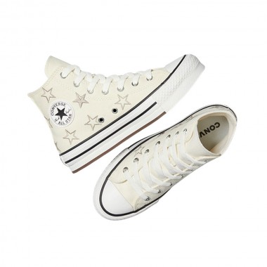 CONVERSE CHUCK TAYLOR ALL STAR EVA LIFT STARRY K SHOES V.WHITE