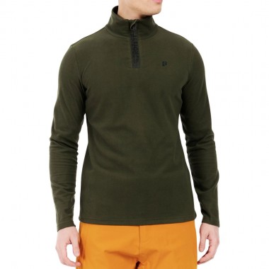 PROTEST PRTREPERFECTO 1/4 ZIP ACTIVE TOP KALE GREEN