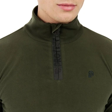 PROTEST PRTREPERFECTO 1/4 ZIP ACTIVE TOP KALE GREEN