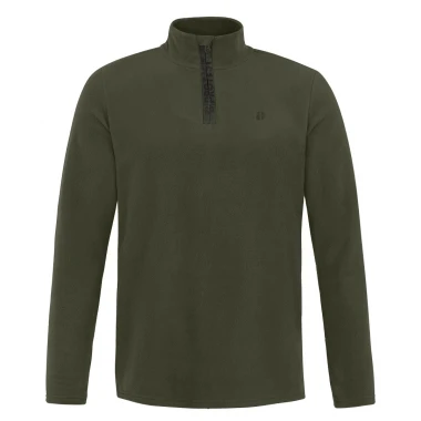 PROTEST PRTREPERFECTO 1/4 ZIP ACTIVE TOP KALE GREEN