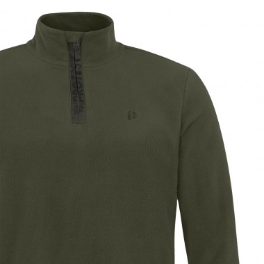 PROTEST PRTREPERFECTO 1/4 ZIP ACTIVE TOP KALE GREEN