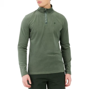 PROTEST PRTREPERFECTO 1/4 ZIP ACTIVE TOP ASPEN GREEN