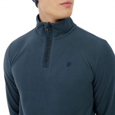 PROTEST PRTREPERFECTO 1/4 ZIP ACTIVE TOP TWILIGHT NAVY