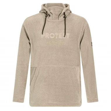 PROTEST PRTDESTIN FLEECE HOODIE BAMBOOBEIGE
