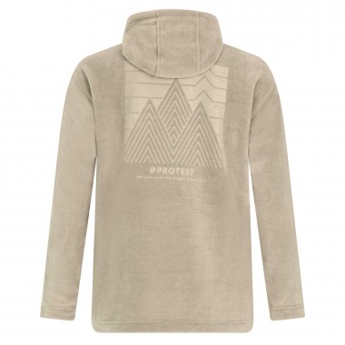 PROTEST PRTDESTIN FLEECE HOODIE BAMBOOBEIGE