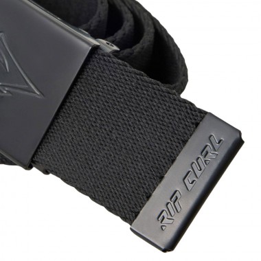 RIP CURL RANDO WEBBING BELT BLACK