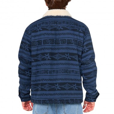 RIP CURL BELLS SHERPA JACKET LIGHT NAVY