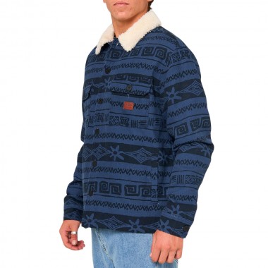 RIP CURL BELLS SHERPA JACKET LIGHT NAVY