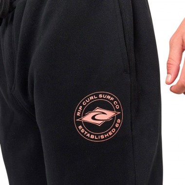 RIP CURL STAPLER TRACKPANTS BLACK