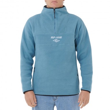 RIP CURL BELLS Q-ZIP POLAR FLEECE STORM BLUE