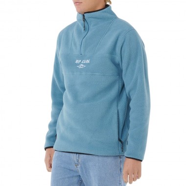 RIP CURL BELLS Q-ZIP POLAR FLEECE STORM BLUE