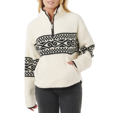 RIP CURL OCEANIC COSMIC KISS W POLAR Q-ZIP FLEECE SHELL