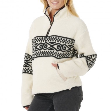 RIP CURL OCEANIC COSMIC KISS W POLAR Q-ZIP FLEECE SHELL