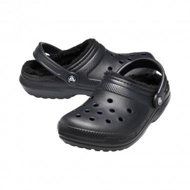 CROCS CLASSIC LINED CLOGS BLACK/BLACK