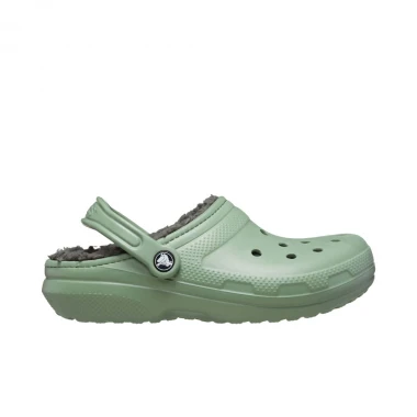 CROCS CLASSIC LINED CLOGS MOSS/MULTI