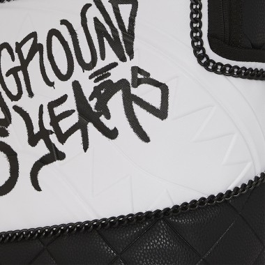SPRAYGROUND HELLO MY NAME IS 15 YEARS QUILTED DLXSV BACKPACK