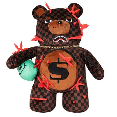 SPRAYGROUND NINJA STAR MONEYBEAR TEDDY BEAR BACKPACK