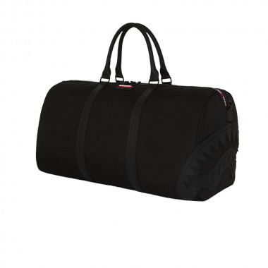 SPRAYGROUND PRINTED ZIPPER SHARK DUFFLE BAG