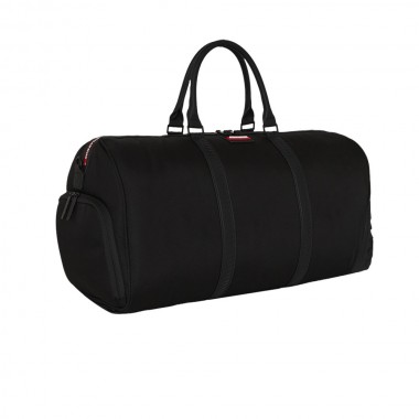 SPRAYGROUND PRINTED ZIPPER SHARK DUFFLE BAG