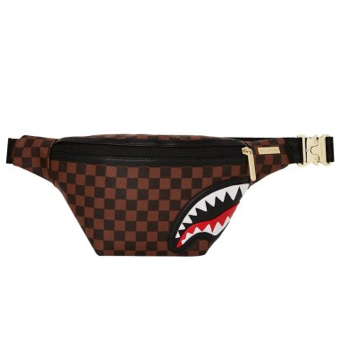 SPRAYGROUND SAWTOOTH SHARKS IN PARIS SAVVY CROSSBODY BAG