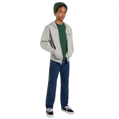 DICKIES BOYS DENIM CARPENTER K PANTS MID WASH