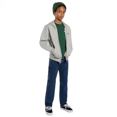 DICKIES BOYS DENIM CARPENTER K PANTS MID WASH